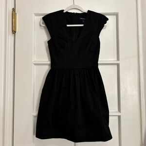 Black Cotton French Connection Mini Dress